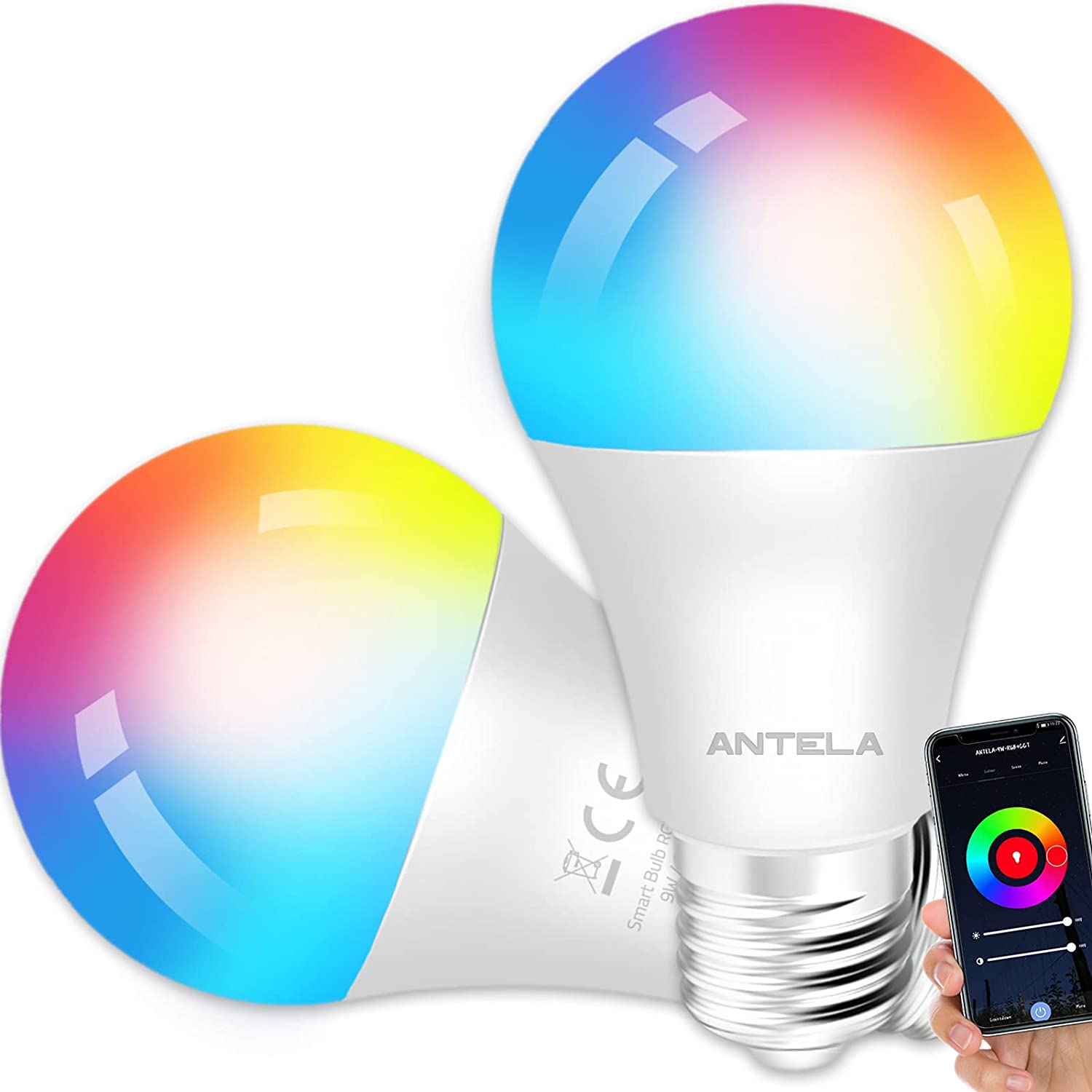 Bombilla LED Inteligente Antela LED E27 Wifi 9W